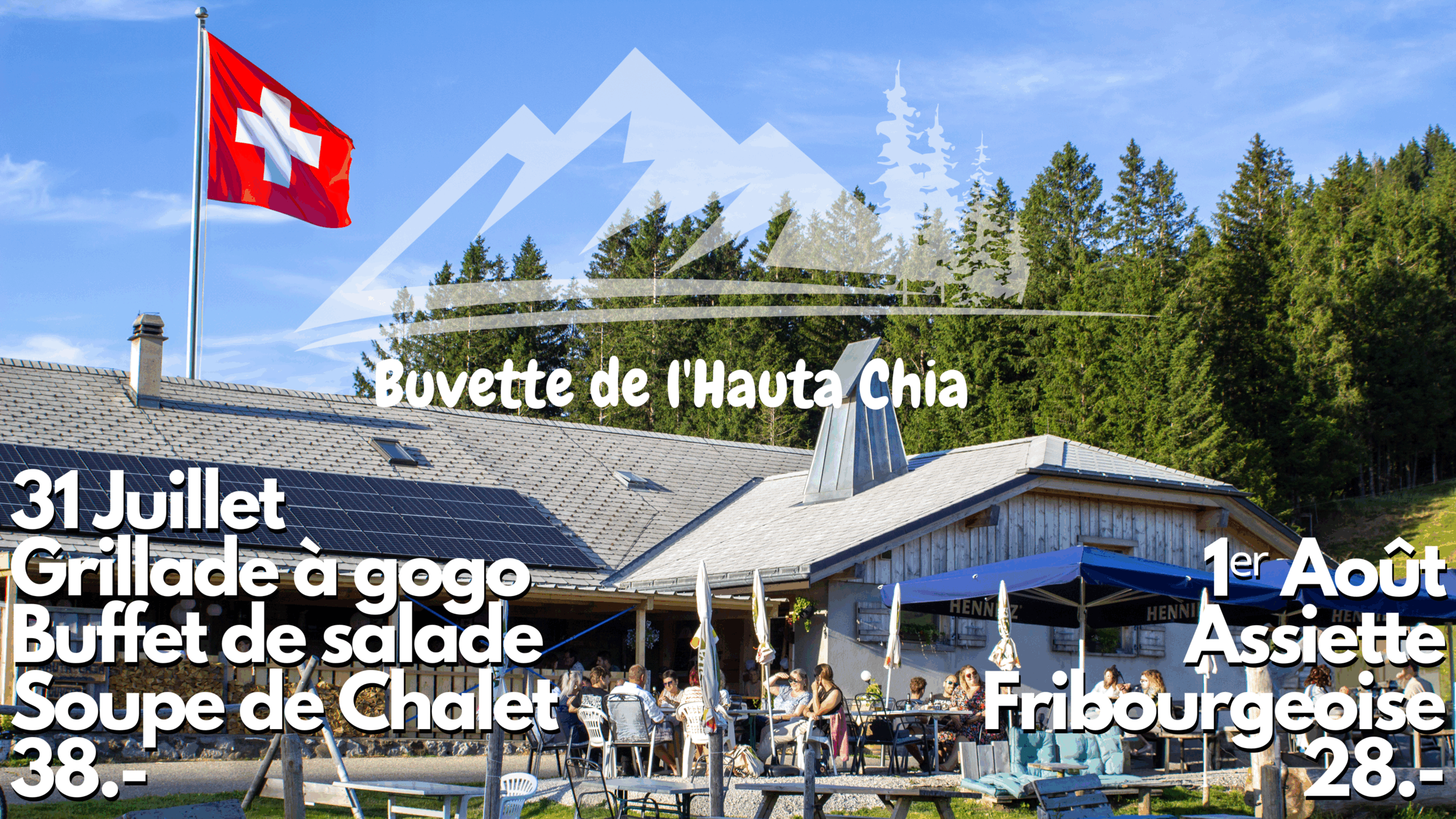 Buvette de l'Hauta Chia 1er août